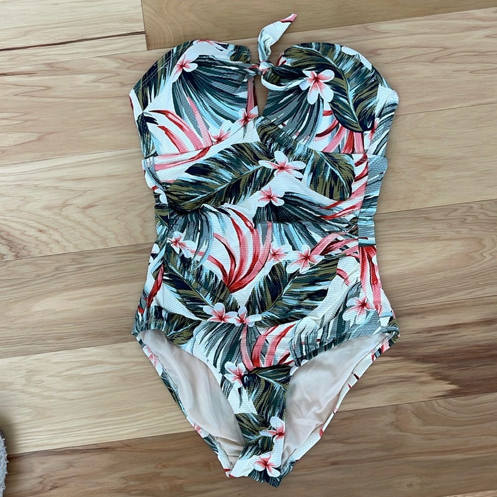 Kona Sol strapless swimsuit